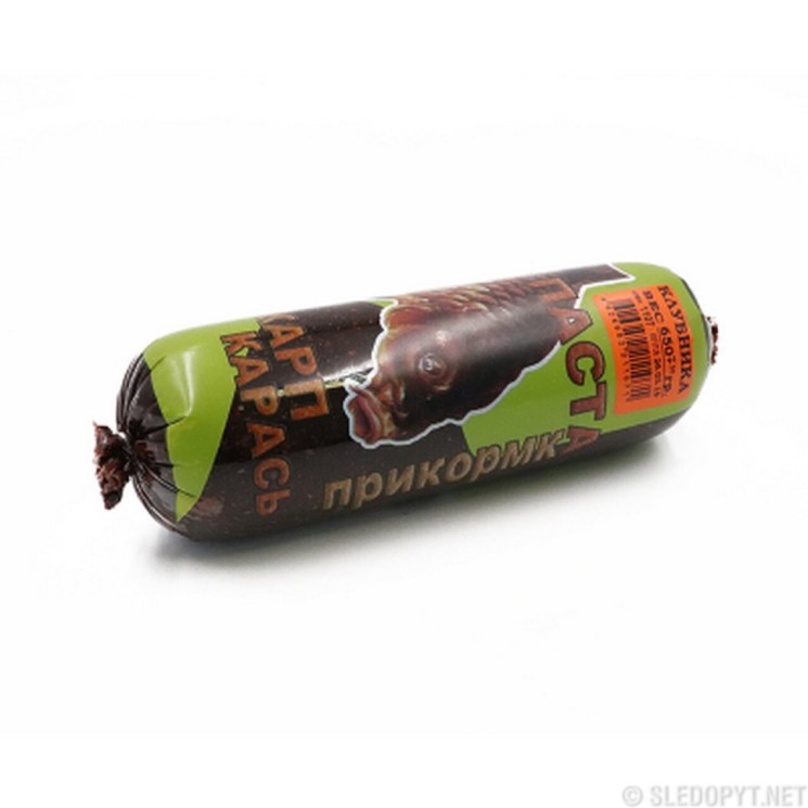 Прикормка Карп-Карась Клубника , паста 650г (1107)
