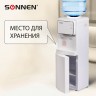 Кулер для воды Sonnen FSE-02i напольный, нагрев/охлаждение электронное шкаф, 2 крана белый, 455742