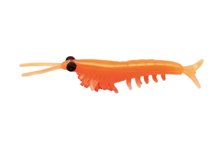 Приманка креветка Nikko Dappy Okiami Shrimp L 58мм цвет Orange, 2 шт