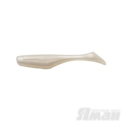 Виброхвост Yaman Greedy Shad, 4", цвет 28 - Pearl, 4 шт Y-GS4-28