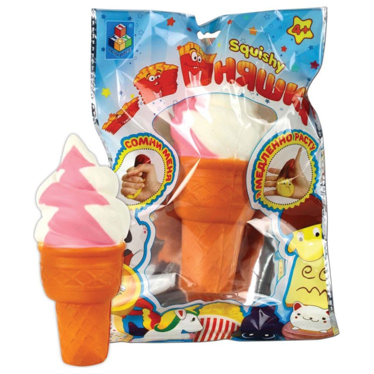 Игрушка антистресс 1TOY Мммняшка squishy Мороженое Т12317