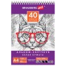 Скетчбук 205х290 мм Brauberg Art Debut 40 листов, 120 г/м2 110984