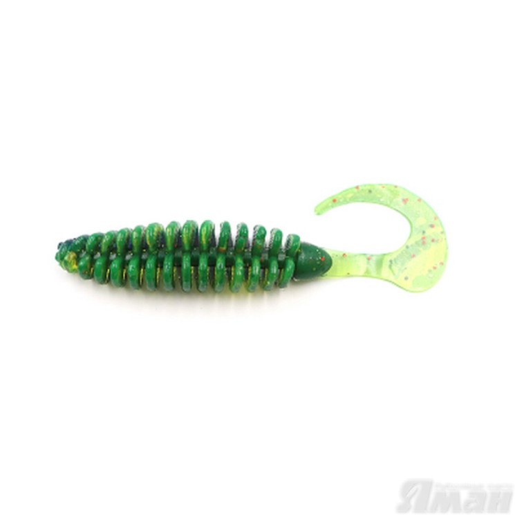 Твистер Yaman Battery Tail, 5", цвет 15 - Violet Lime, 3 шт Y-BT5-15-3