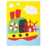 Картина из песка Юнландия Транспорт 2 основы 20х15 см 662367
