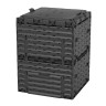 Компостер садовый 300л Piteco с крышкой K1130 чёрный УЦЕНЕННЫЙ