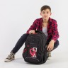 Рюкзак Brauberg Content 2 отделения, светоотражающий принт, Figures, 47х33х18 см, 270765