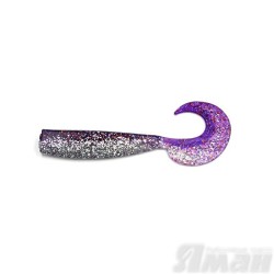 Твистер Yaman Lazy Tail Shad, 9" цвет 19 - Silver Violet, 2 шт Y-LTS9-19