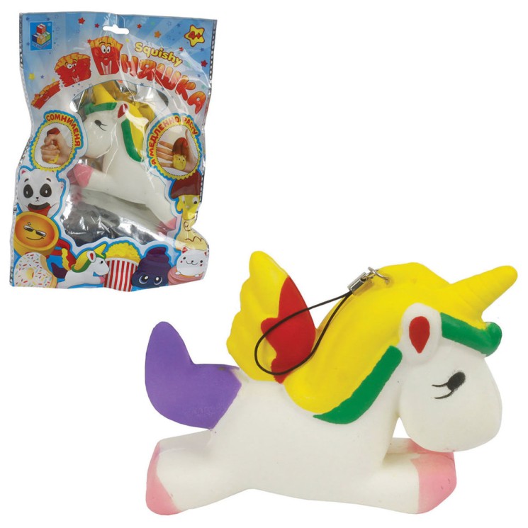 Игрушка антистресс 1TOY Мммняшка squishy Пегас Т15861