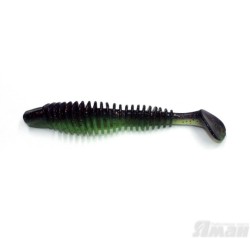 Виброхвост Yaman Arris Shad, 5,5", цвет 15 - Violet Lime, 4 шт Y-AS55-15