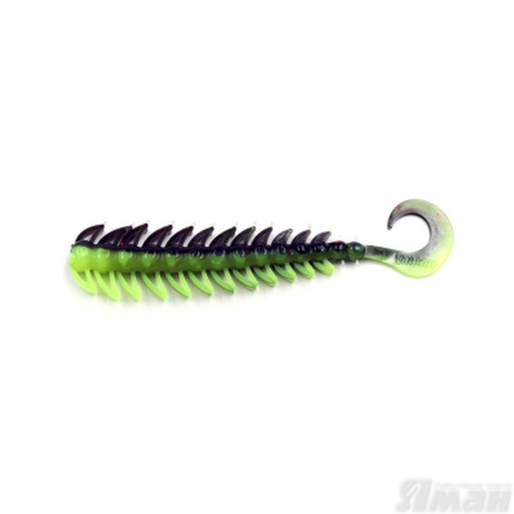 Твистер Yaman Ruff, 5", цвет 32 - Black Red Flake Y-R5-32