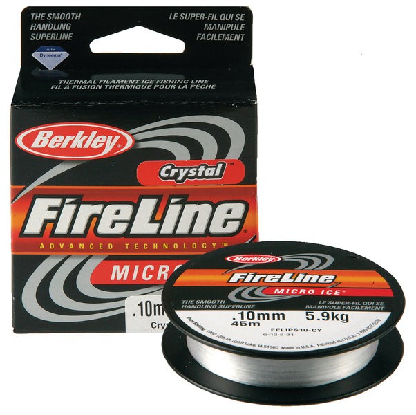 Леска плетеная Berkley FireLine Micro Ice Crystal 45м 0.08мм (5.0кг)