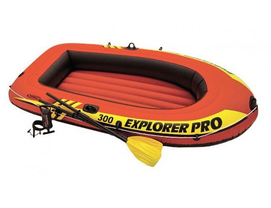 Лодка надувная трехместная Intex Explorer-Pro-300 58358