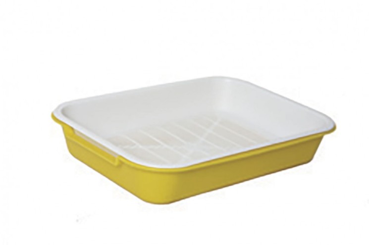 Лоток для кошек с решеткой Каскад 37x27x7 см