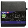 Скетчбук 120х120 мм Brauberg Art Classic 80 листов, 140 г/м2, черная бумага 113202