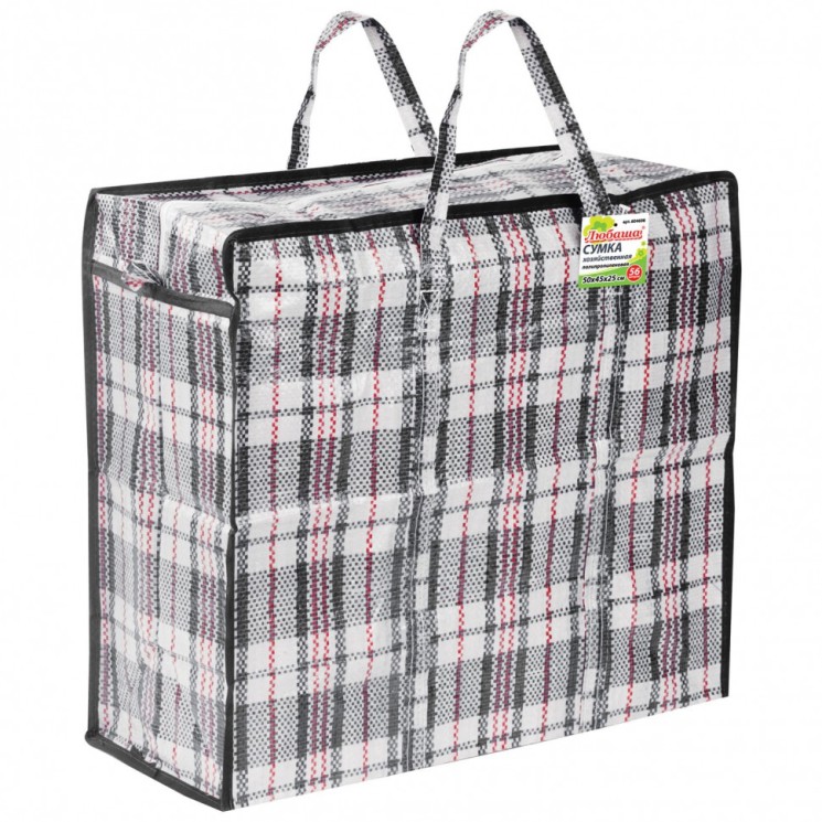 Клетчатая сумка-баул Любаша 56 л 604698
