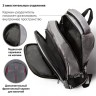 Рюкзак Brauberg Titanium серый, красные вставки, 45х28х18см, 270767