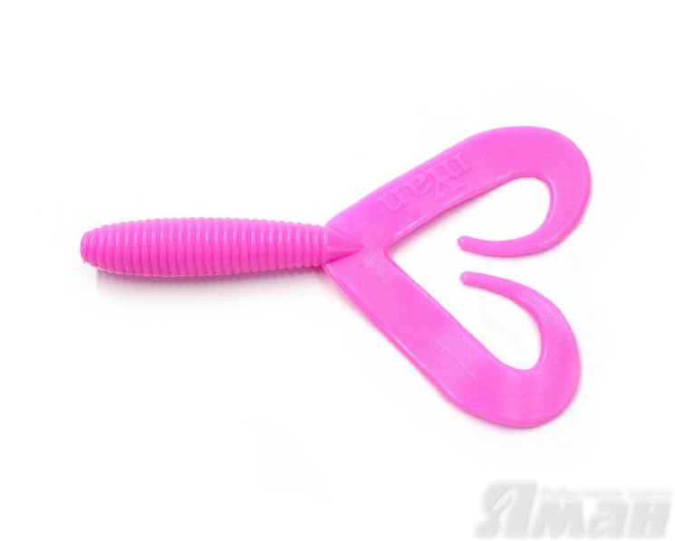 Твистер Yaman Loop-Two, 5", цвет 11 - Pink, 5 шт Y-LT5-11