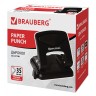 Дырокол металлический Brauberg "PN-150M", до 35 л, черный, 227788
