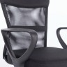 Кресло офисное компактное Brabix Jet MG-315 сетка/ткань, черное 531839