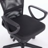 Кресло офисное компактное Brabix Jet MG-315 сетка/ткань, черное 531839