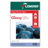 Фотобумага для струйной печати Lomond А4, 170 г/м2, 25 листов, односторонняя глянцевая 0102143