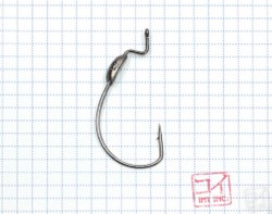 Крючок Koi WEIGHT Hook № 3/0 , вес 1,2 г, BN, офсетный (10 шт.) KH8361-3/0BN