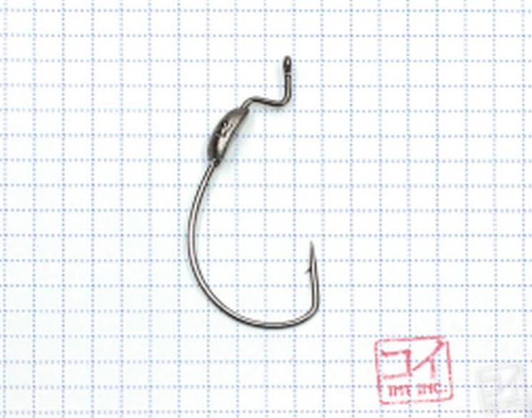 Крючок Koi WEIGHT Hook № 3/0 , вес 1,2 г, BN, офсетный (10 шт.) KH8361-3/0BN