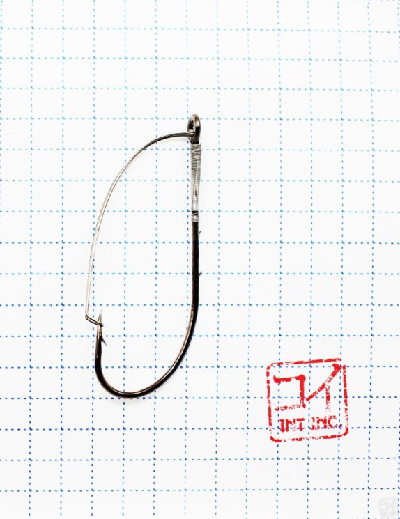Крючок Koi Weedless Single Hook № 2/0, BN, незацепляйка (10 шт.) KH5241-2/0BN