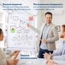 Доска магнитно-маркерная на стенде 90х60 см, 2-сторонняя, Brauberg, 238139