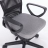 Кресло офисное компактное Brabix Jet MG-315 сетка/ткань, серое 531840