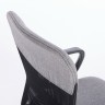 Кресло офисное компактное Brabix Jet MG-315 сетка/ткань, серое 531840