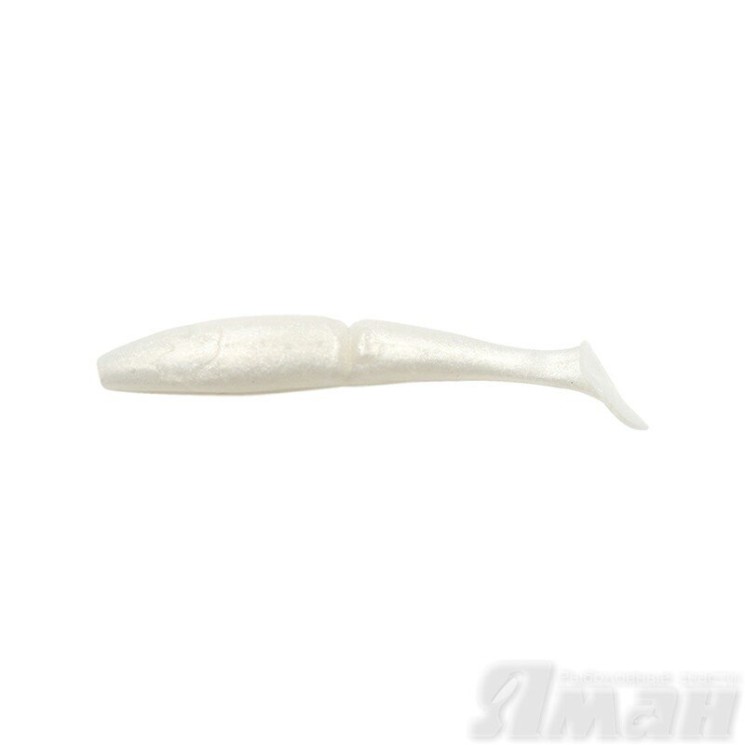 Виброхвост Yaman Mamura, 3", цвет 28 - Pearl, 6 шт Y-M3-28