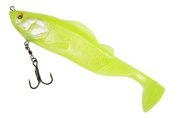 Виброхвост Adusta Pick tail swiммer 6" цвет 210 Chart White