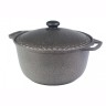 Кастрюля с крышкой Азиатка 10л Силумин (ГКА10)