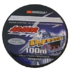 Леска плетеная Siweida  Armor 0,16 100м (8кг, серая)