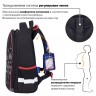 Ранец Brauberg Premium, 2 отделения,  City car, LED ЛАМПОЧКИ, 38х29х16 см, 271356