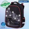 Ранец Brauberg Premium, 2 отделения,  City car, LED ЛАМПОЧКИ, 38х29х16 см, 271356