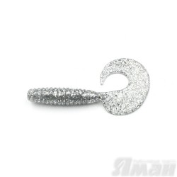 Твистер Yaman Spiral, 5", цвет 13 - Chrome, 5 шт Y-S5-13