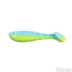 Виброхвост Yaman Light-Flake, 2,5", цвет 18 - Ice Chartreuse, 6 шт Y-LF25-18