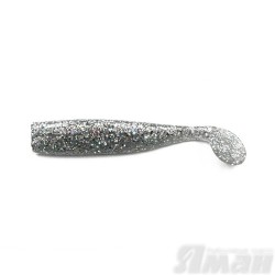 Виброхвост Yaman Spry Minnow, 4" цвет 13 - Chrome, 5 шт Y-SM4-13