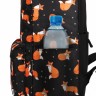Рюкзак Brauberg Positive потайной карман, Sly foxes, 42х28х14 см, 270779