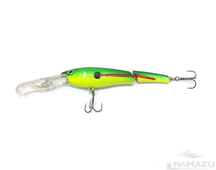 Воблер Namazu Jointed Zun Minnow, 130 мм, 12,5г, минноу, плавающий (0,5-2,5 м), цвет 7 N39-130-7
