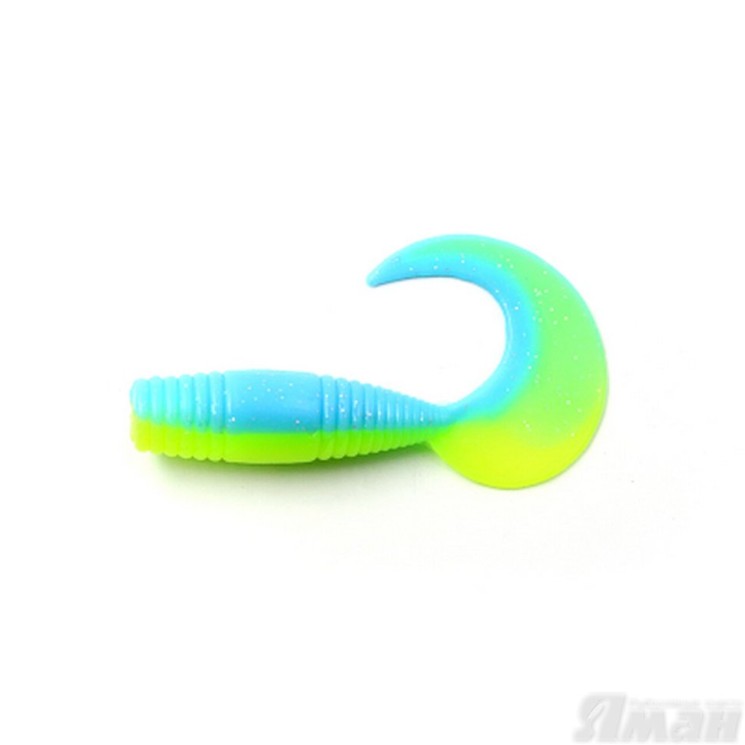 Твистер Yaman Spry Tail, 2" цвет 18 - Ice Chartreuse, 10 шт Y-ST2-18