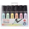 Набор текстовыделителей Brauberg Super Pastel линия 1-5 мм 6 цветов 151757