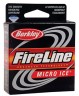 Леска плетеная Berkley FireLine Micro Ice Smoke 45м 0.12мм (6.8кг) серая
