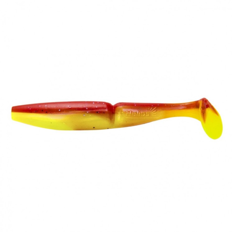 Виброхвост Helios Guru 3,0"/7,62 см, цвет Red Lemon 9 шт HS-29-050