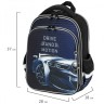 Ранец Brauberg Quadro, 3 отделения, с брелоком, Sport car, LED-ЛАМПОЧКИ, 37х28х18 см, 271359