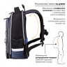 Ранец Brauberg Quadro, 3 отделения, с брелоком, Sport car, LED-ЛАМПОЧКИ, 37х28х18 см, 271359