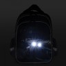 Ранец Brauberg Quadro, 3 отделения, с брелоком, Sport car, LED-ЛАМПОЧКИ, 37х28х18 см, 271359