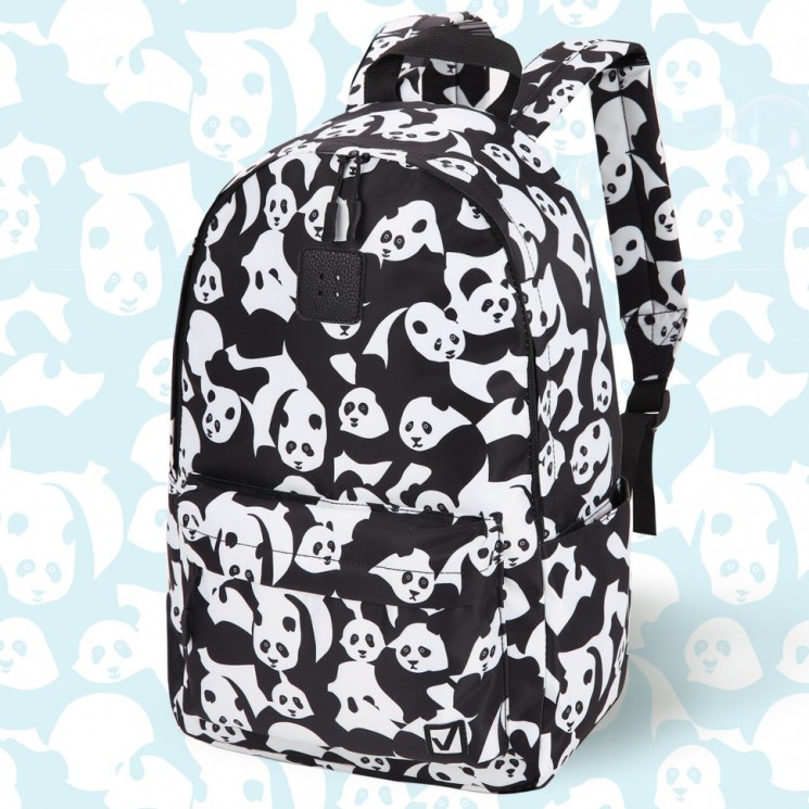 Рюкзак Brauberg Positive потайной карман, Pandas, 42х28х14 см, 270781